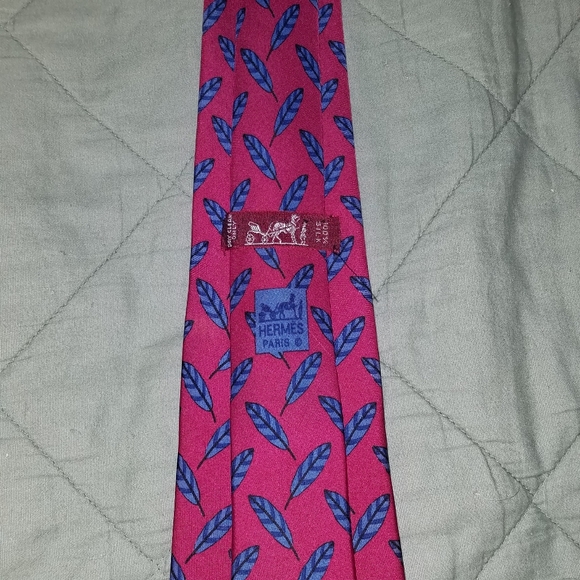 Vintage Hermes 100% Silk Tie - Picture 1 of 3